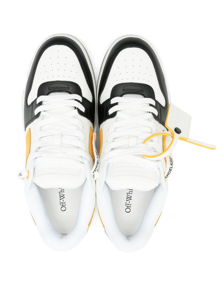 Off-white platta skor