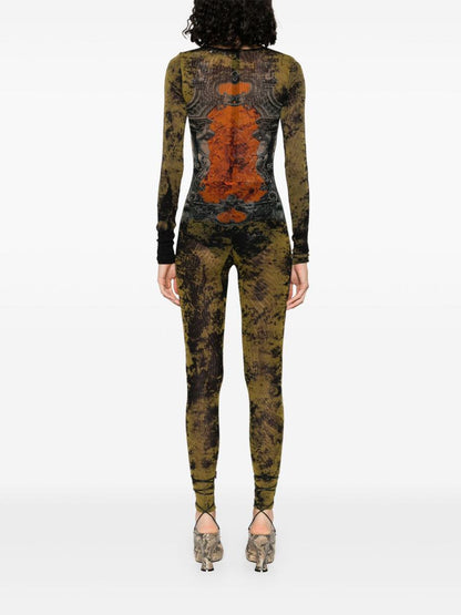 Jean Paul Gaultier The Khaki Médaillon Jumpsuit