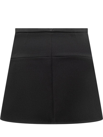 Courrèges Ellipse Minikjol