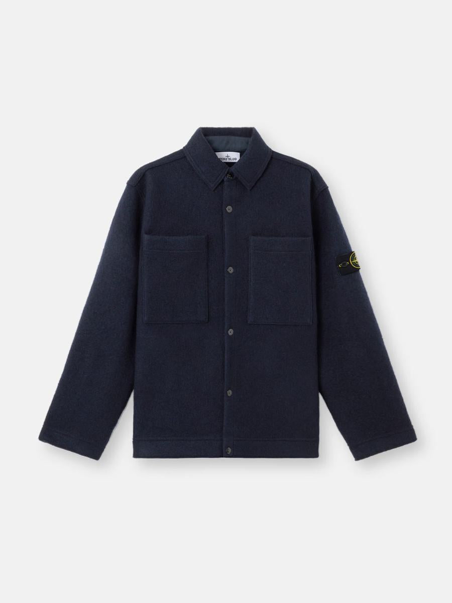 Stone Island-skjorta i tovad RWS-ull