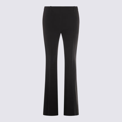 Alexander McQueen svarta viskosbyxor