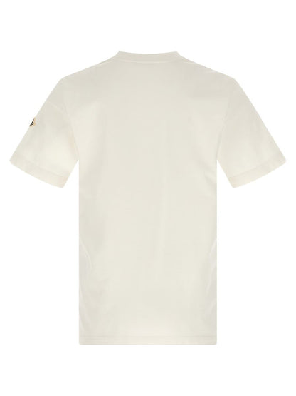 Moncler Flockad Logotyp T-shirt
