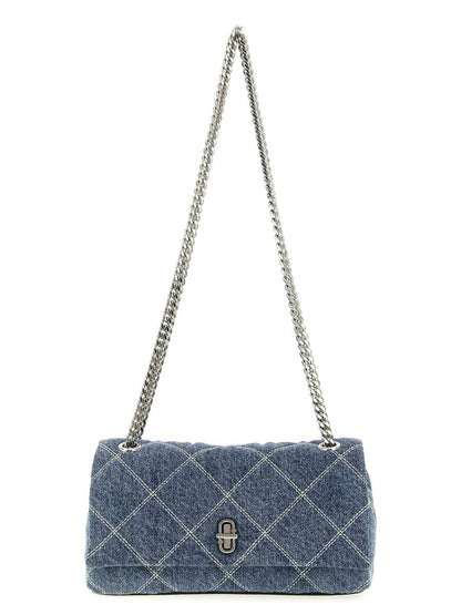 Marc Jacobs 'The Quilted Denim Dual Chain' Axelväska