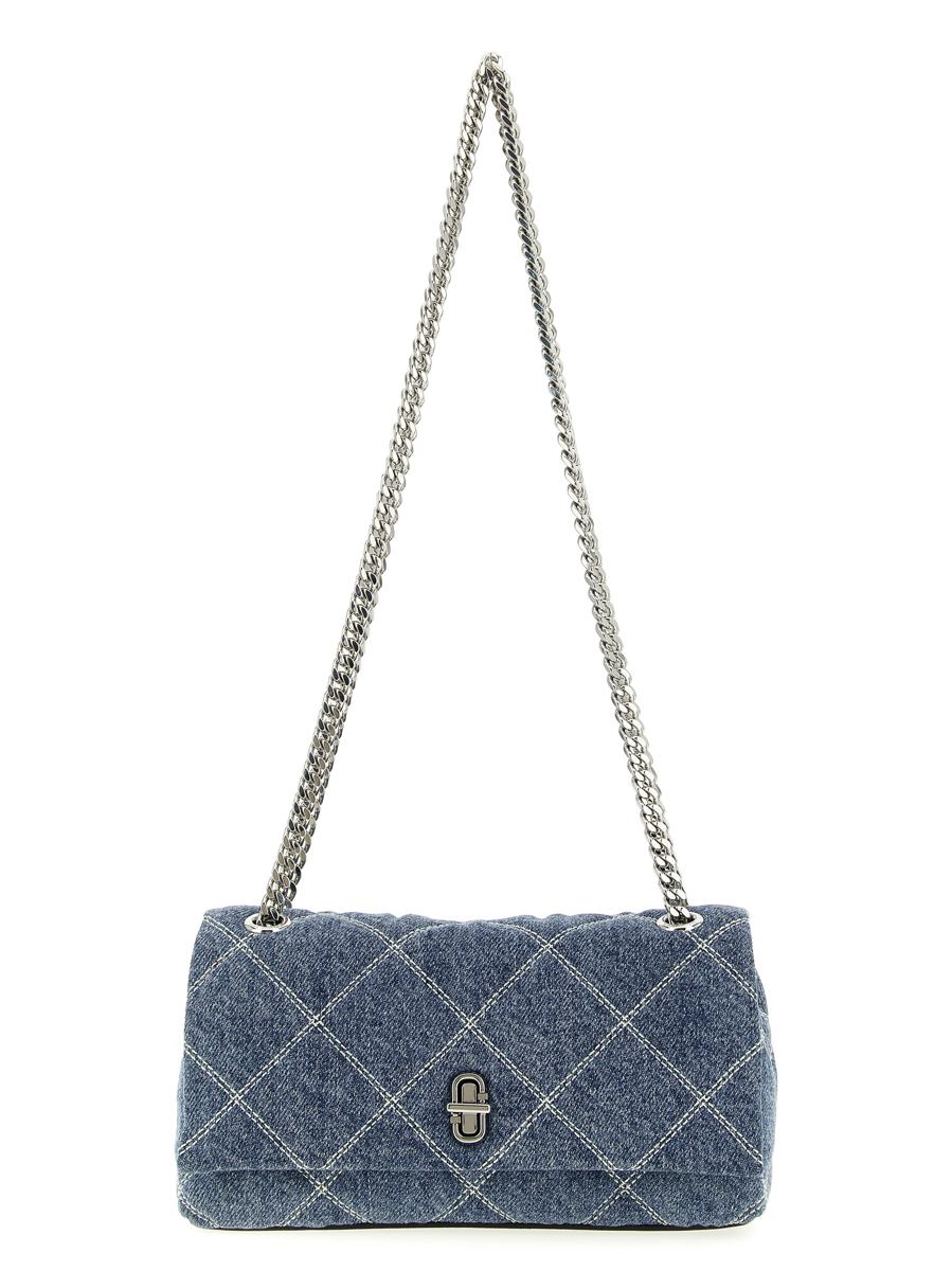 Marc Jacobs 'The Quilted Denim Dual Chain' Axelväska