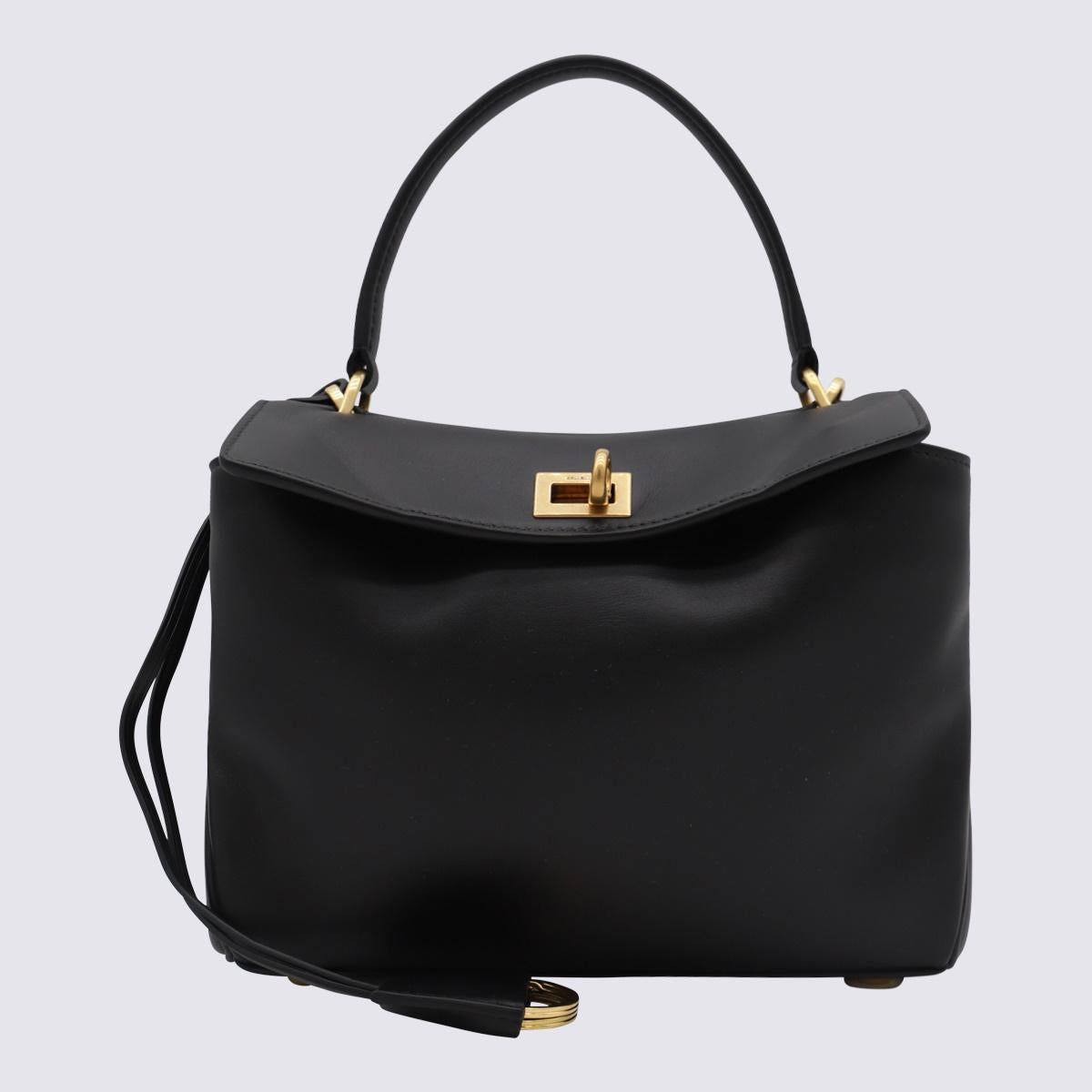 Balenciaga Rodeo Mini-väska i svart läder med topphandtag