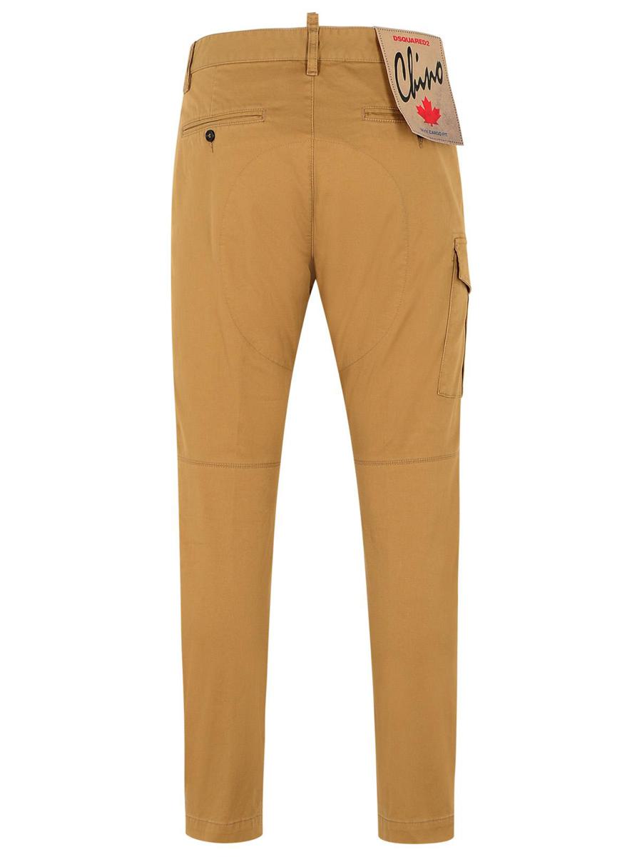 DSQUARED2 'Sexiga' Beige Bomullscargobyxor
