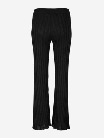 Stella McCartney Lurex Stickade Byxor