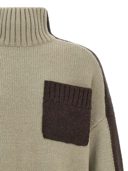 JW Anderson 'Tvåfärgad prickig ficktröja'