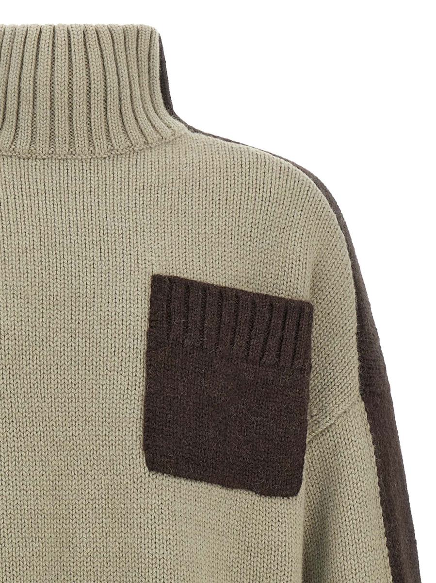 JW Anderson 'Tvåfärgad prickig ficktröja'