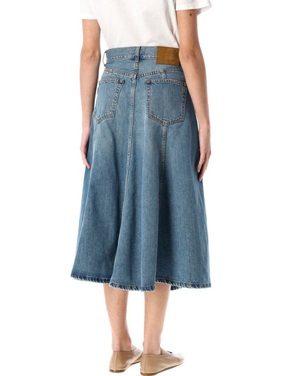 Haikure Serenity Midikjol i denim