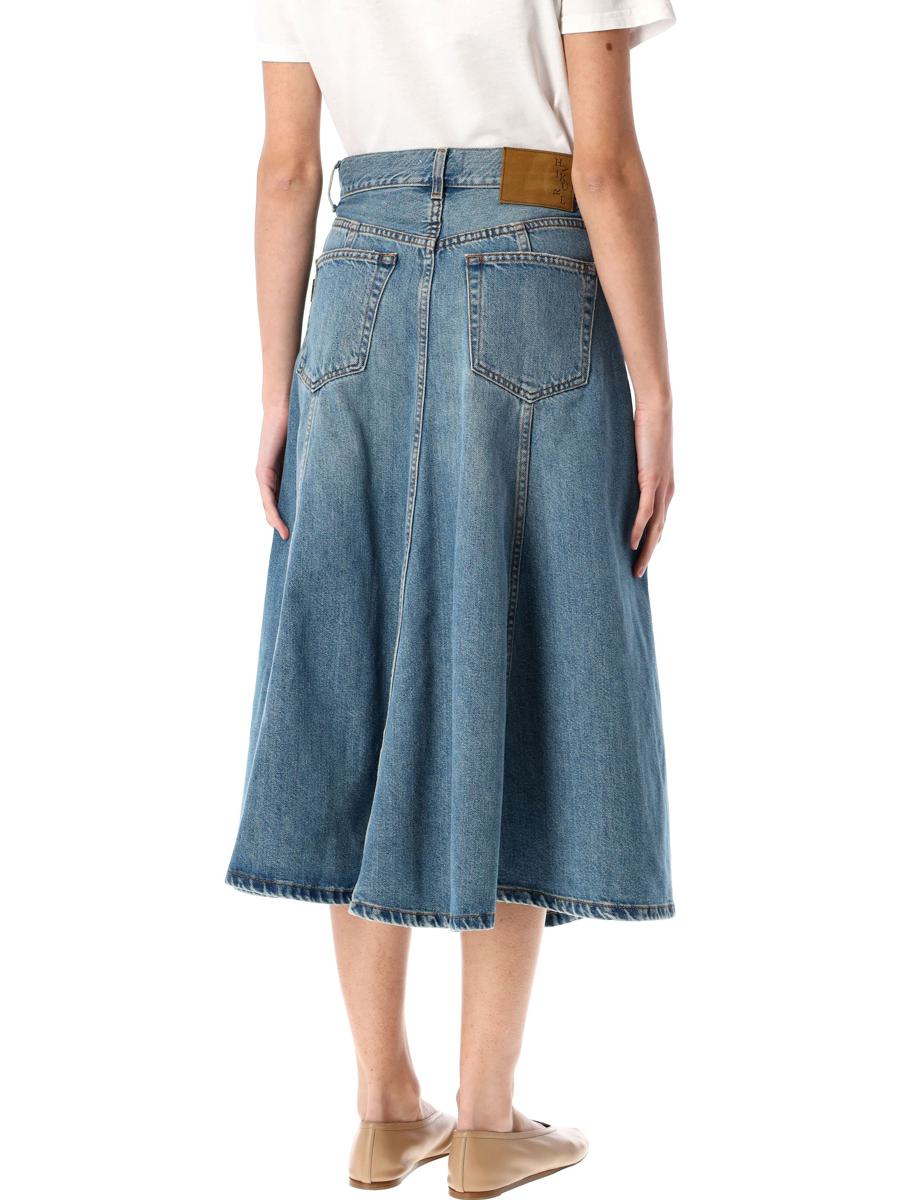 Haikure Serenity Midikjol i denim