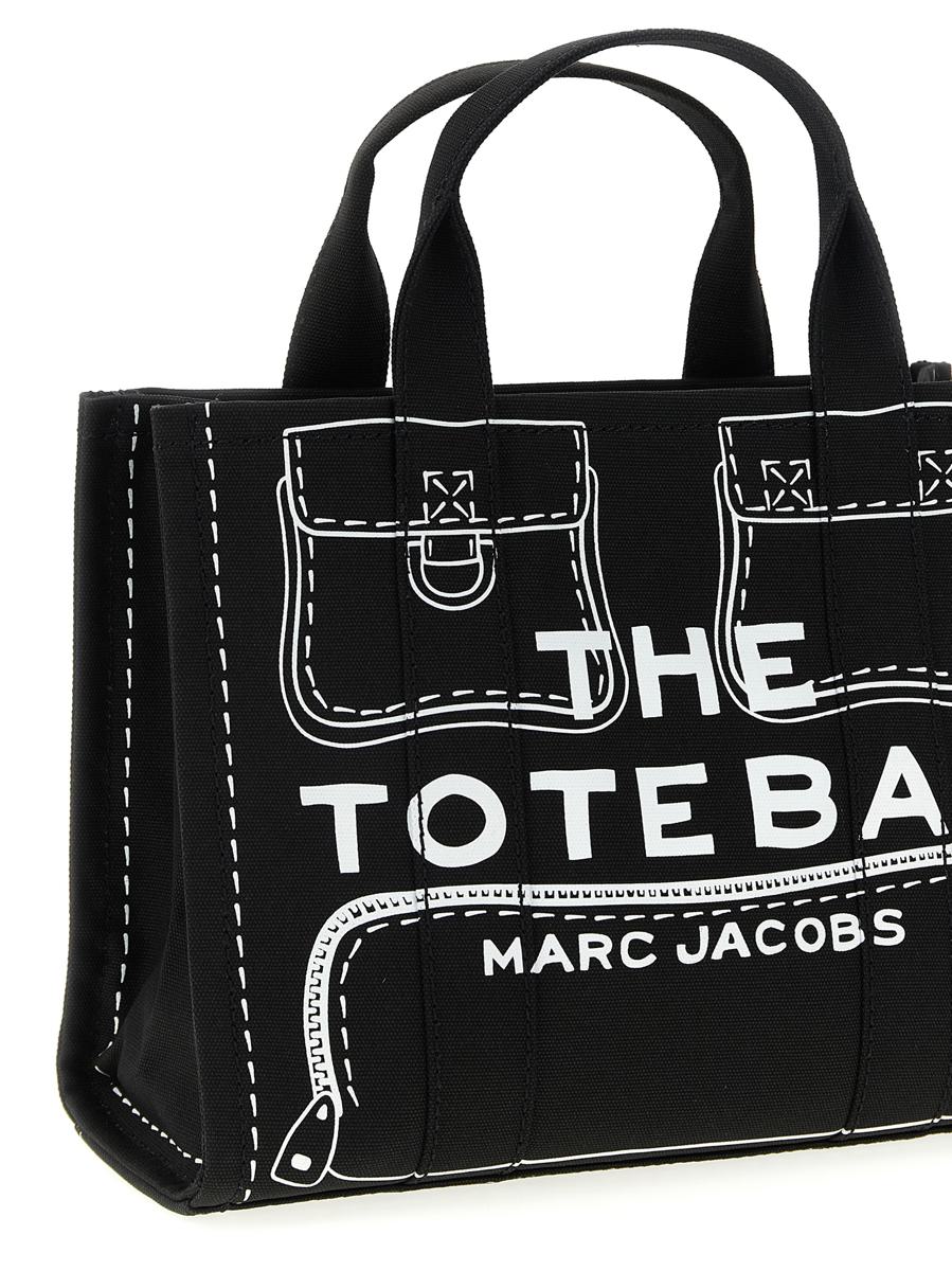 Marc Jacobs 'The Trompel'Oeil Cargo Canvasmedium' Handväska