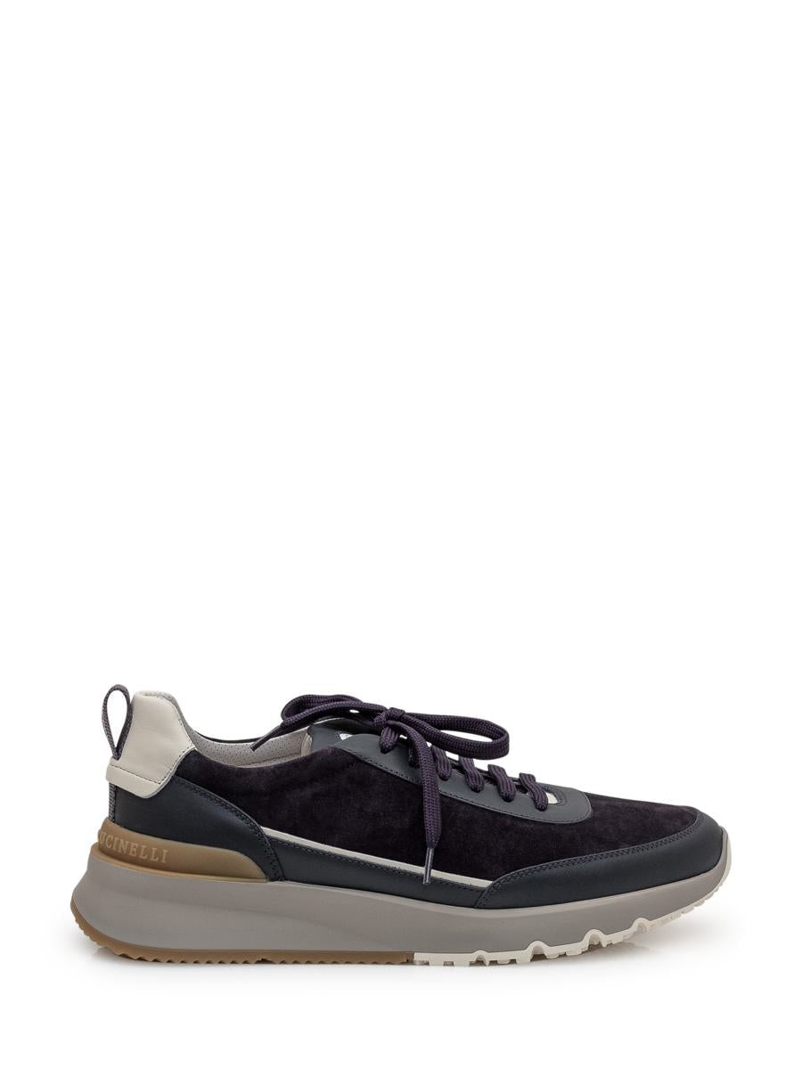 Brunello Cucinelli Brunello Cucinelli Sneakers i mocka och läder