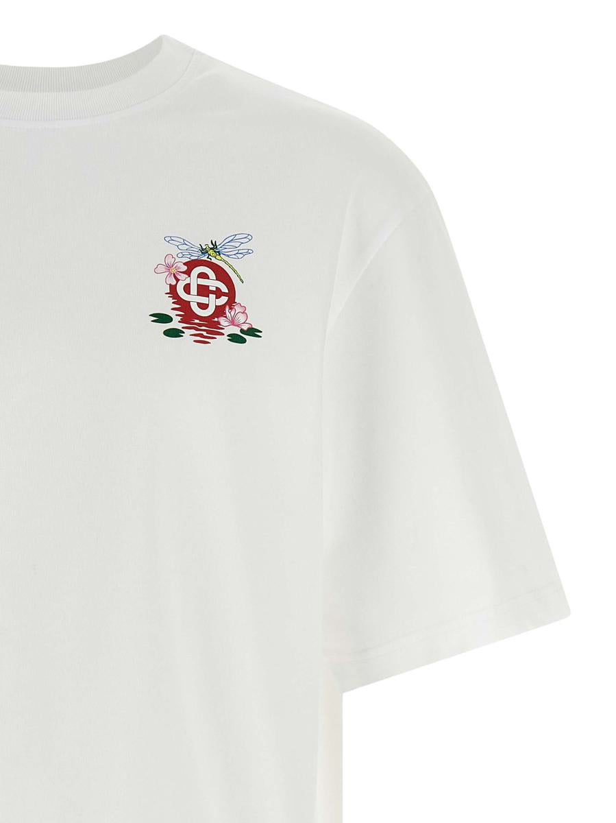 Casablanca 'Dragonfly Floral' T-shirt