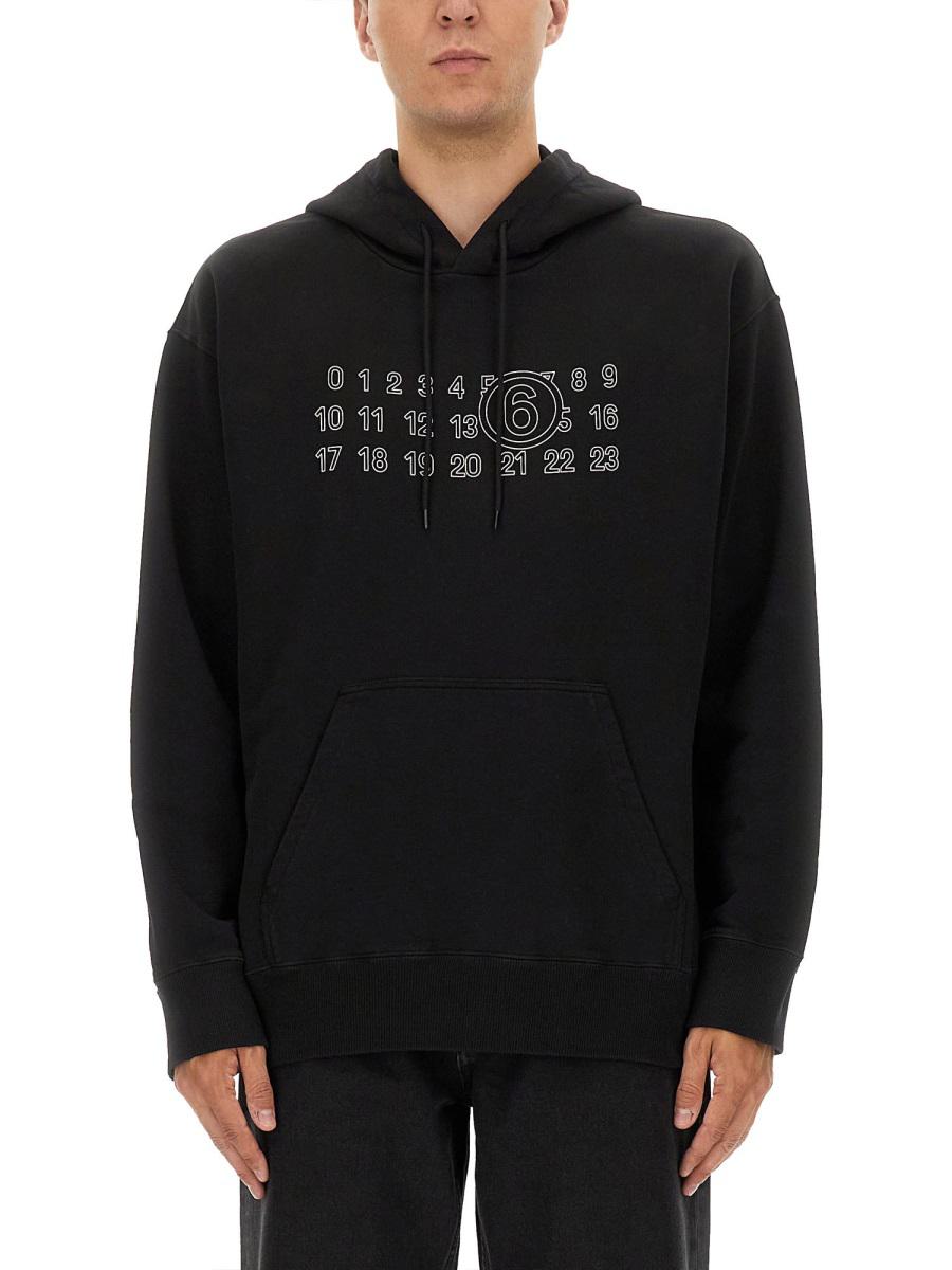 MM6 Maison Margiela Hoodie Med Tryck