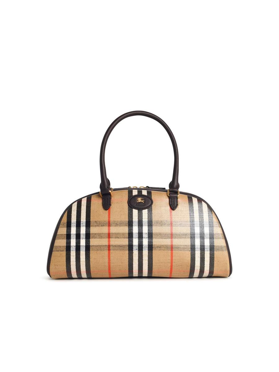 Burberry 'Highlands' bowlingväska i läderblandning