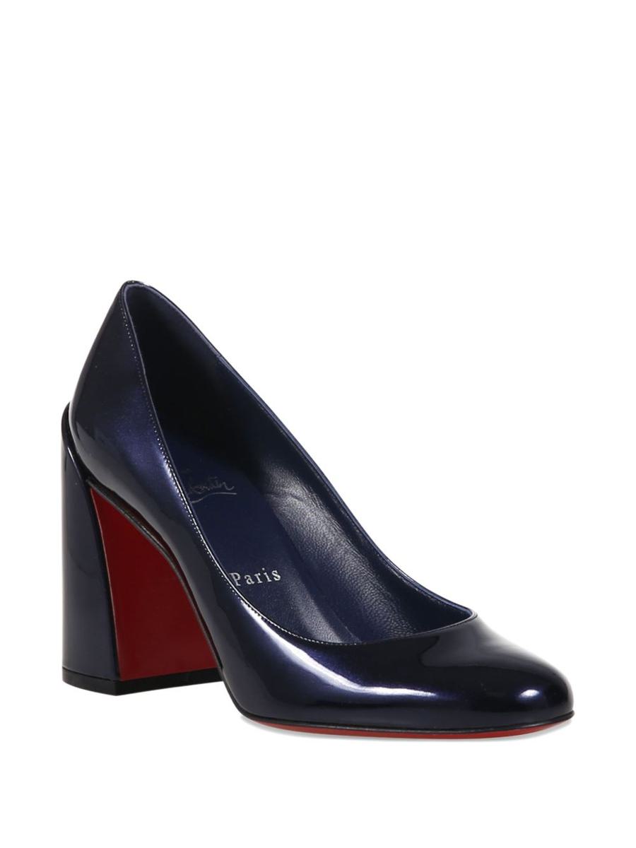 Christian Louboutin med klack blå