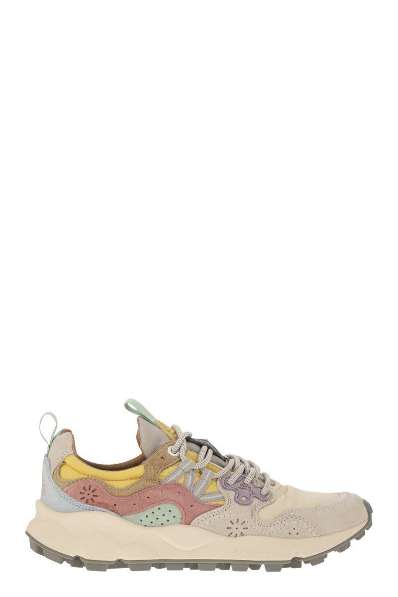 Flower Mountain Yamano 3 - Sneakers i mocka och tekniskt tyg
