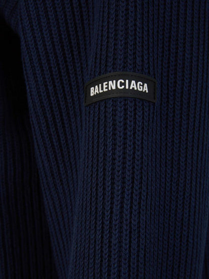 Balenciaga Tröja med dragkedja och huva