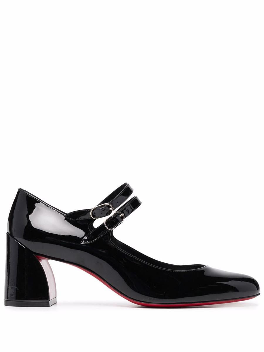 Christian Louboutin med klack svart