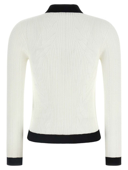 Balmain tvåfärgad kofta