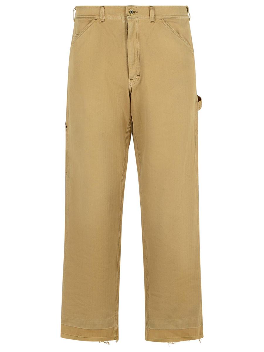 Maison Margiela Beige Bomullsbyxor
