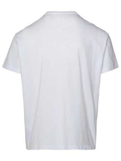 Maison Margiela Vit Bomulls-T-shirt