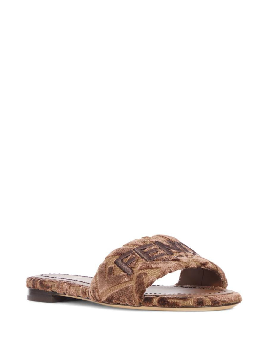 Fendi Fendi Sunshine sammetsandaler