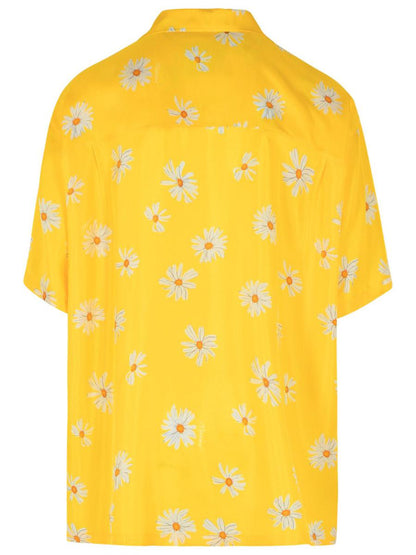 Moschino Gul Sidenskjorta