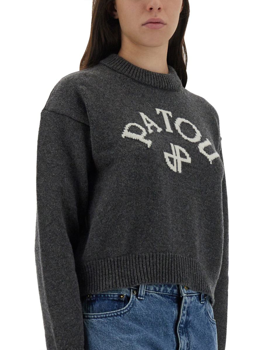Patou-tröja med logotyp och monogram "Jp"