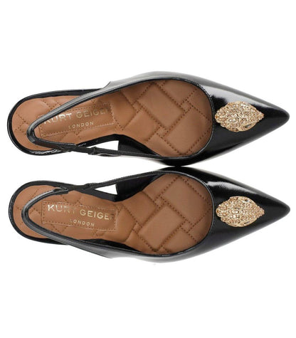 Kurt Geiger London Belgravia svarta slingback-pumps