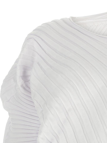 Issey Miyake 'Stickad (som den är)' Topp