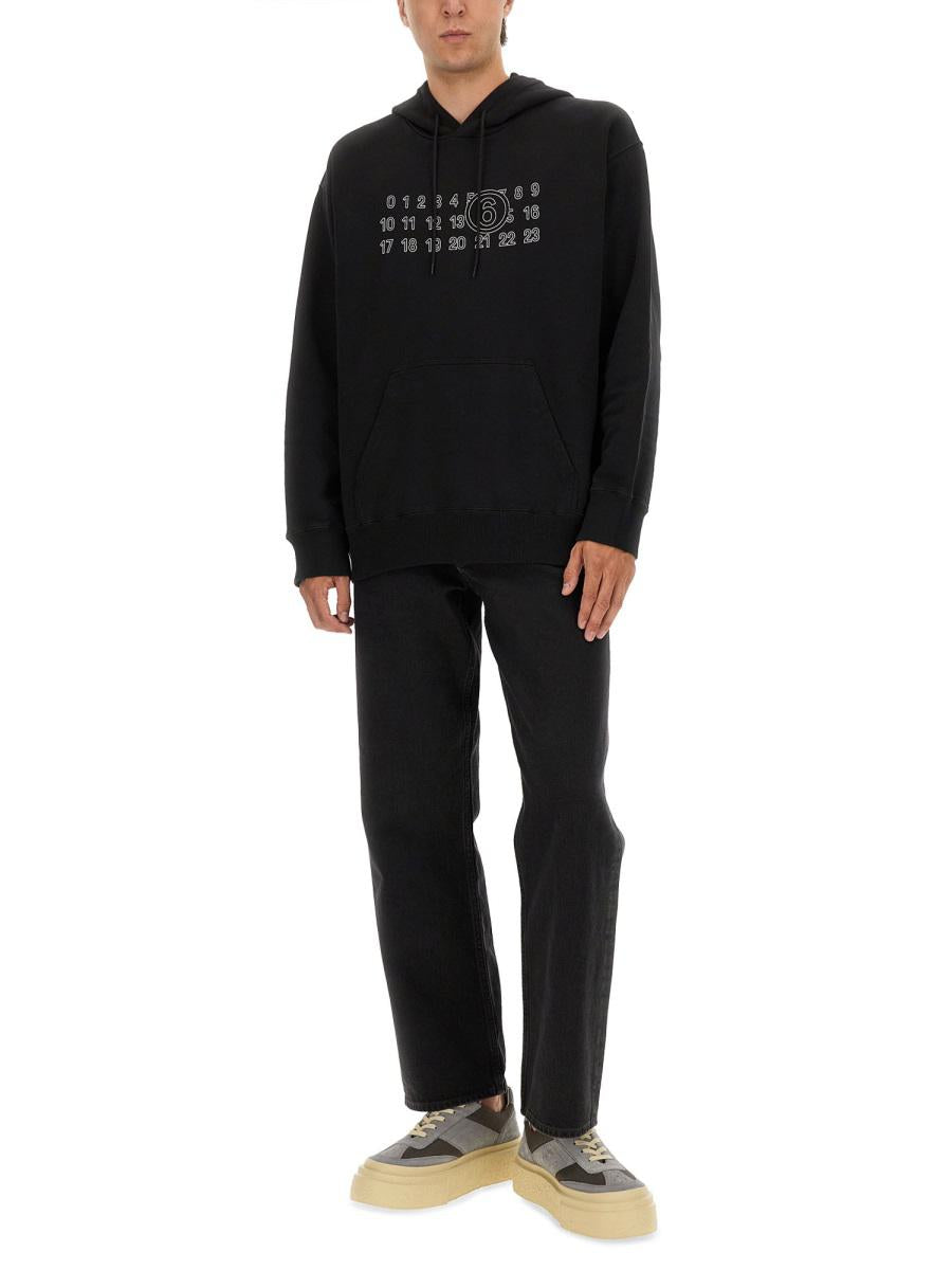 MM6 Maison Margiela Hoodie Med Tryck