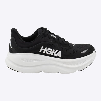 Hoka svarta och vita Bondi 9 sneakers