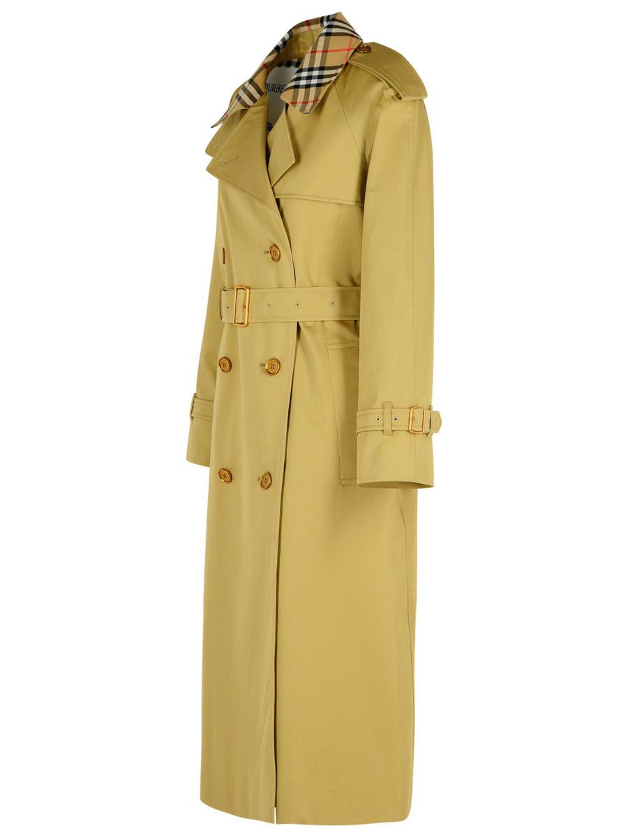 Burberry 'Castleford' Grön bomullstretchcoat