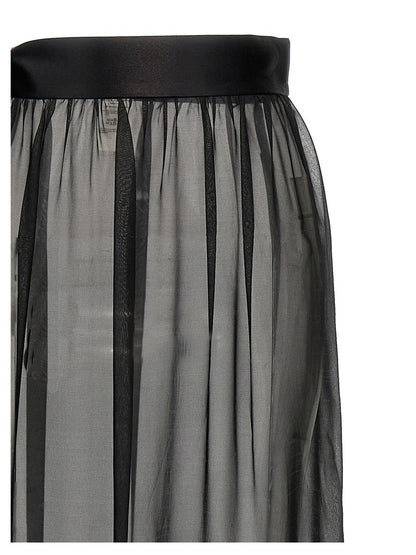 Dolce &amp; Gabbana långkjol i chiffong