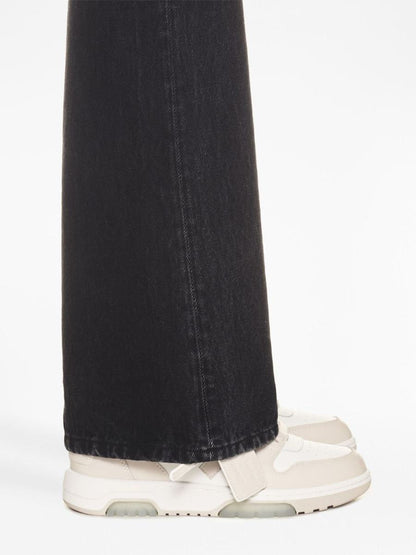 Off-white platta skor