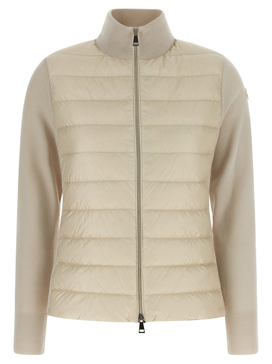Moncler kofta i två material