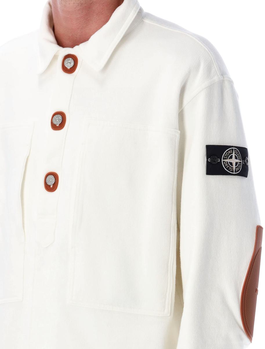 Stone Island stickad bomullscoachjacka