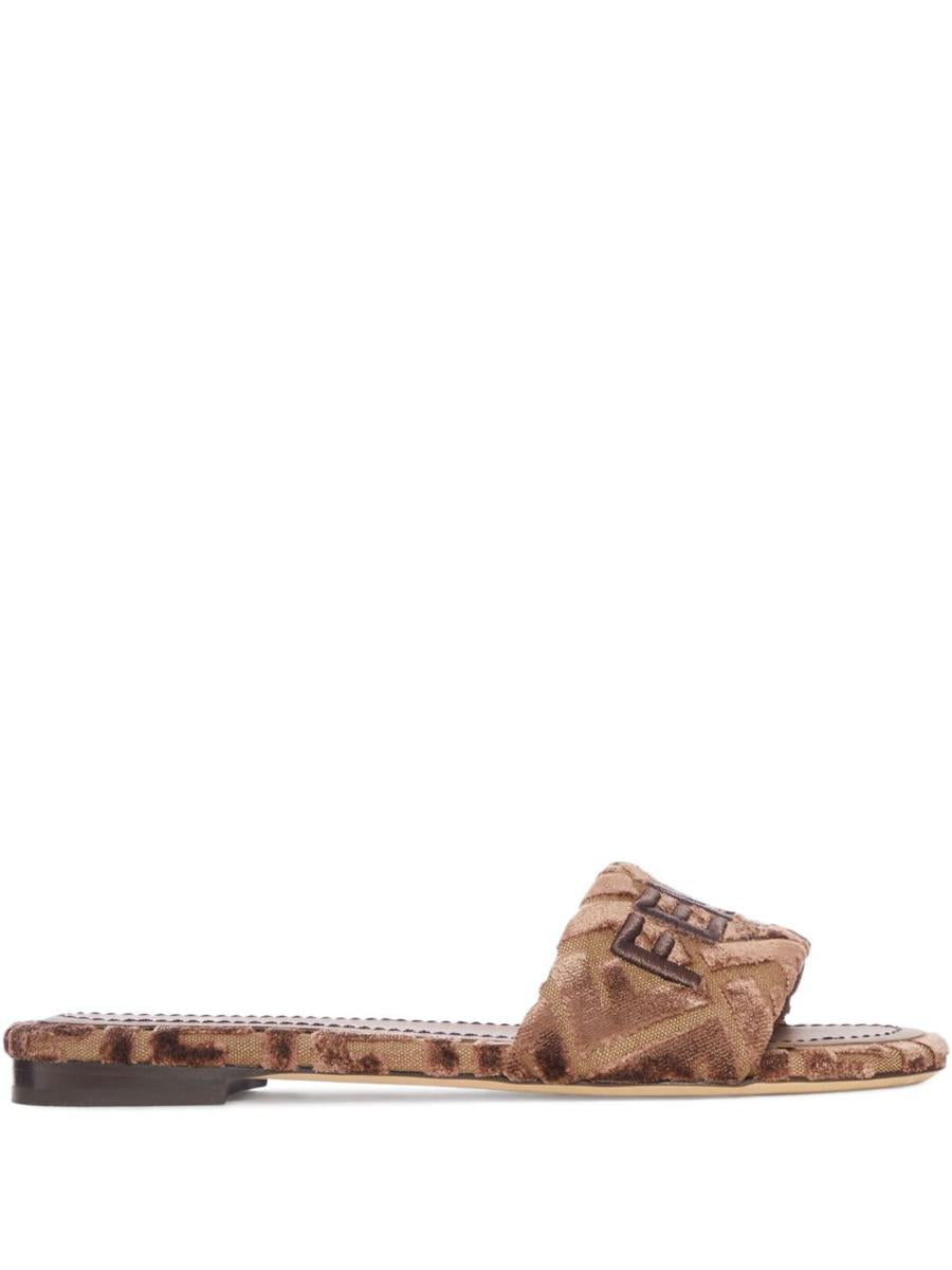 Fendi Fendi Sunshine sammetsandaler