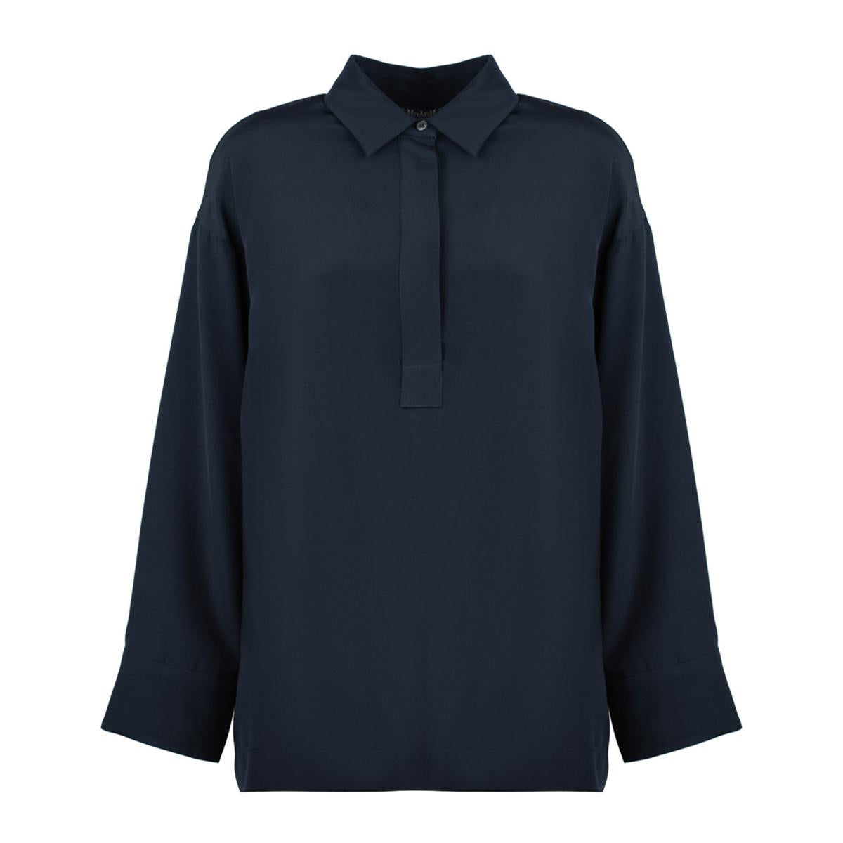 Max Mara Crepe De Chine-skjorta