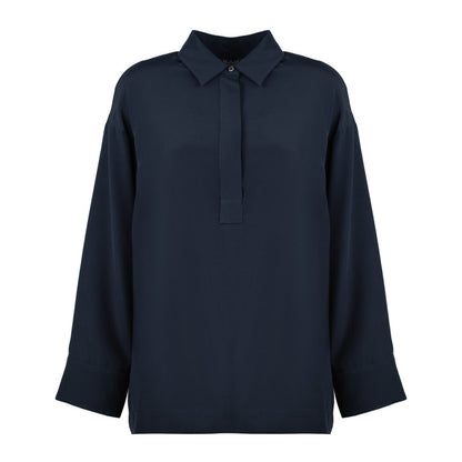 Max Mara Crepe De Chine-skjorta