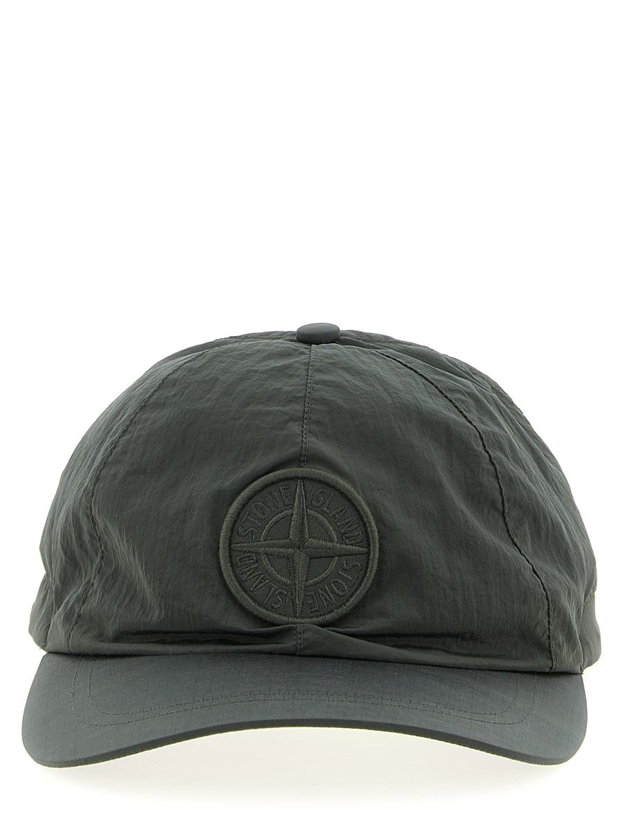 Stone Island-keps med logotypmärke