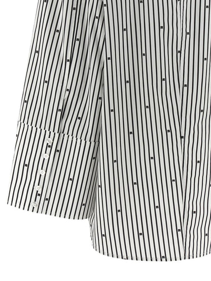 Birger Christensen 'Poplin Oversized Randig' Skjorta