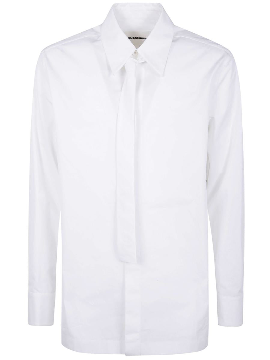 Jil Sander Skjorta Med Knytband Kläder