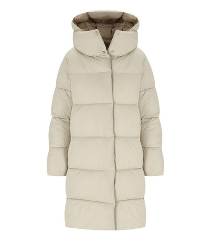 Save The Duck Sibyl Beige Vadderad Jacka med Huva
