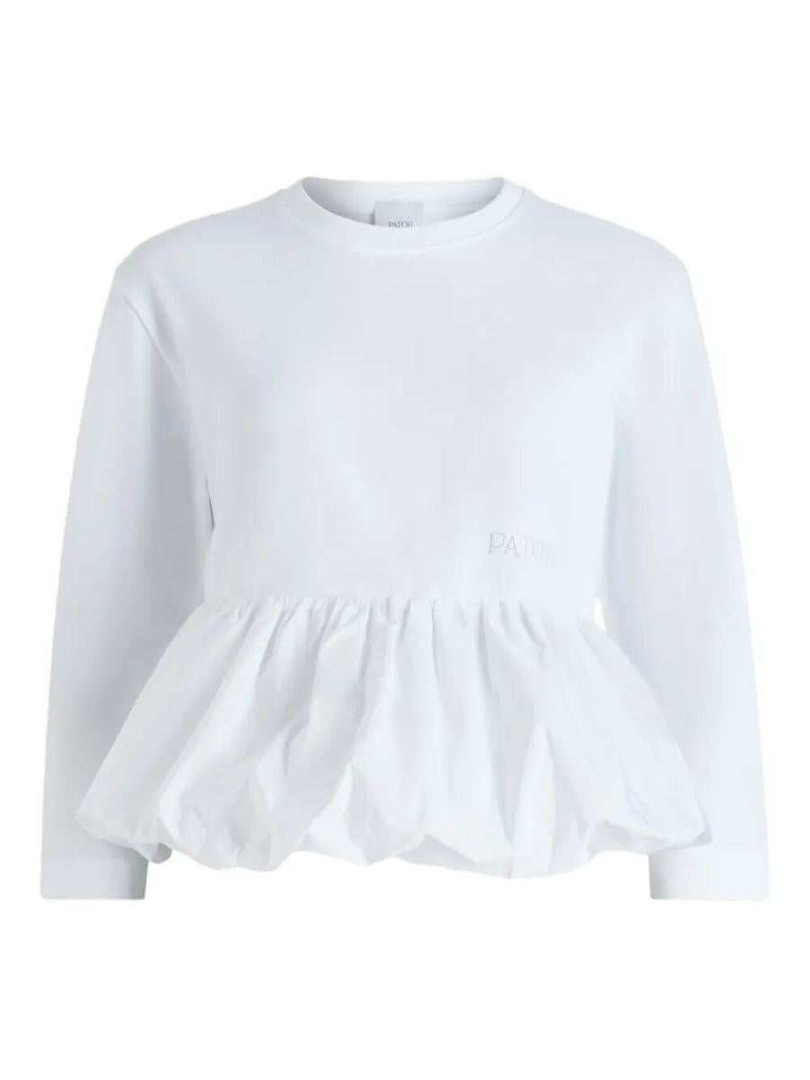 Patou t-shirt med volangkant i ekologisk bomull och faillekläder