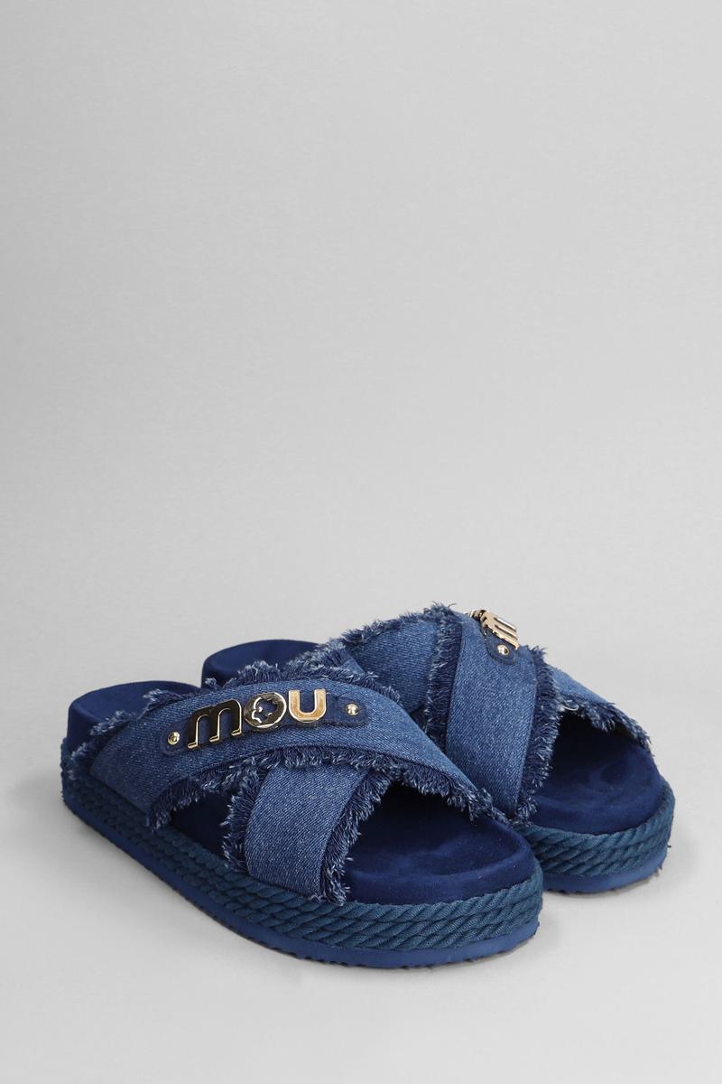 Mou Crisscross-toffel-mule