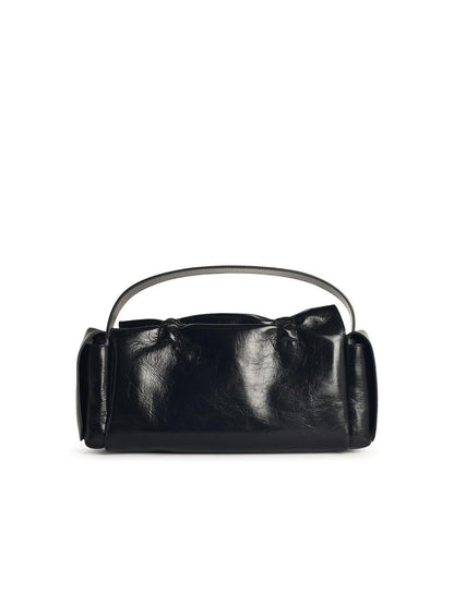 Acne Studios 'Multipocket' svart läderväska