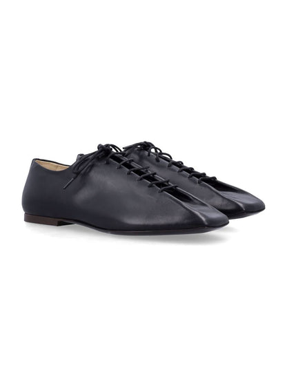 Lemaire Souris Flat Nappa Derbys Svart